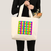Regenbogenemoji Jumbo Stoffbeutel (Vorderseite (Produkt))