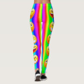 Regenbogenemoji-Leggings Leggings (Rückseite)