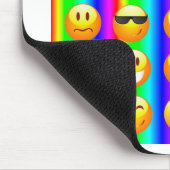Regenbogenemoji Mousepad (Ecke)