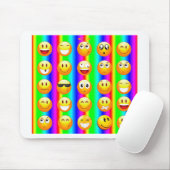 Regenbogenemoji Mousepad (Mit Mouse)