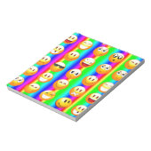 Regenbogenemoji Notizblock (Rotiert)