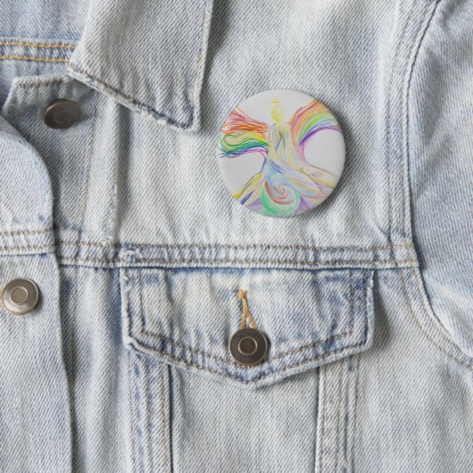 Regenbogenengel Button (Beispiel)