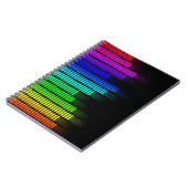 Regenbogenentzerrer Notizblock (Linke Seite)