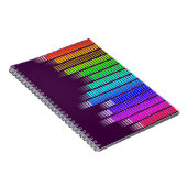Regenbogenentzerrer Notizblock (Rechte Seite)