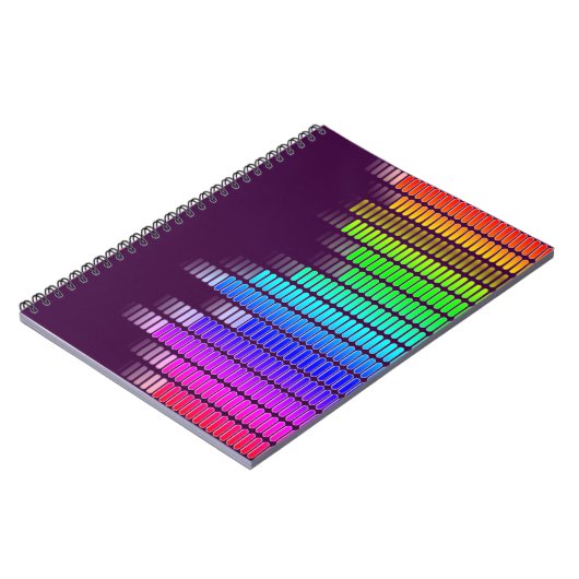 Regenbogenentzerrer Notizblock (Linke Seite)