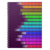 Regenbogenentzerrer Notizblock (Vorderseite)