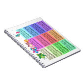 Regenbogeneulen-Vermehrungstabelle Notizblock (Rechte Seite)