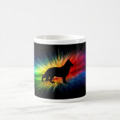 Regenbogenexplosion Kaffeetasse (Mittel)
