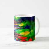 Regenbogenexplosion Kaffeetasse (VorderseiteRechts)