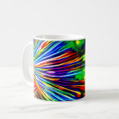 Regenbogenexplosion Kaffeetasse (Vorderseite Links)