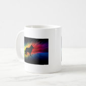 Regenbogenexplosion Kaffeetasse (Vorderseite Links)