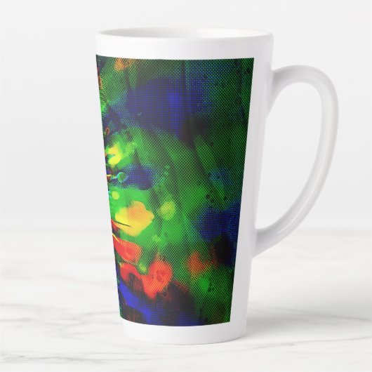 Regenbogenexplosion Milchtasse (Rechts)