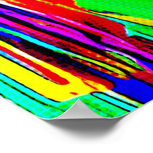 Regenbogenexplosion Poster (Ecke)