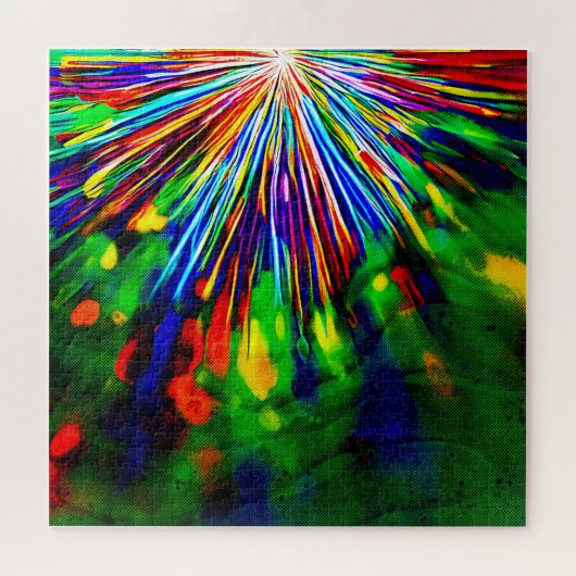 Regenbogenexplosion Puzzle (Horizontal)