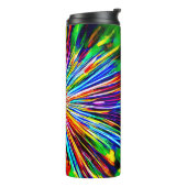 Regenbogenexplosion Thermosbecher (Nach links gedreht)