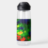 Regenbogenexplosion Trinkflasche (Rückseite)