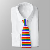 Regenbogenfahne Necktie Krawatte (Gebunden)