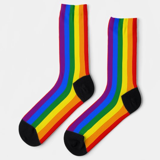 Regenbogenfahnen, LGBT & Prix Mode Socken (Linkes Detail)