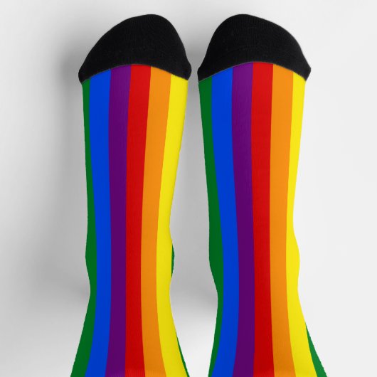 Regenbogenfahnen, LGBT & Prix Mode Socken (Oben)