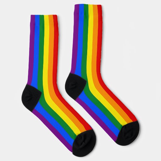 Regenbogenfahnen, LGBT & Prix Mode Socken (Rechts)