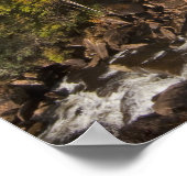 Regenbogenfälle im Gorges Staat Park im Norden Poster (Ecke)