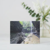 Regenbogenfälle, Watkins Glen, NY Postkarte (Stehend Vorderseite)