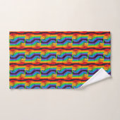 Regenbogenfalte Badhandtuch Set (Handtuch)