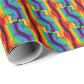 Regenbogenfalte Geschenkpapier (Rolleneckpunkt)