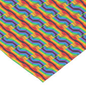 Regenbogenfalte Kurzer Tischläufer (Ecke)