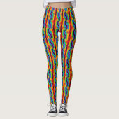 Regenbogenfalte Leggings (Vorderseite)