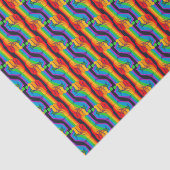 Regenbogenfalte Seidenpapier (Ausschnitt)
