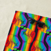 Regenbogenfalte Strandtuch (Beispiel)