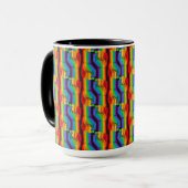 Regenbogenfalte Tasse (Vorderseite Links)