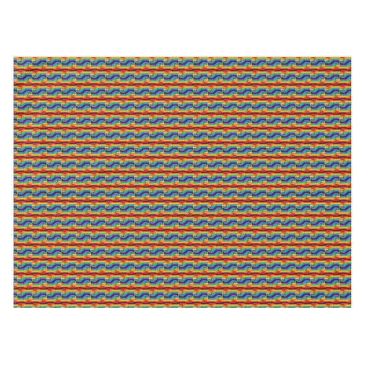 Regenbogenfalte Tischdecke (Vorderseite (Horizontal))