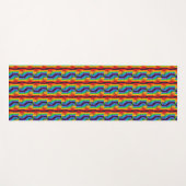 Regenbogenfalte Yogamatte (Vorderseite (Horizontal))