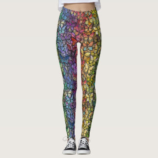Regenbogenfantasy-Schmetterlinge Leggings