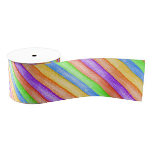 Regenbogenfarbband Ripsband