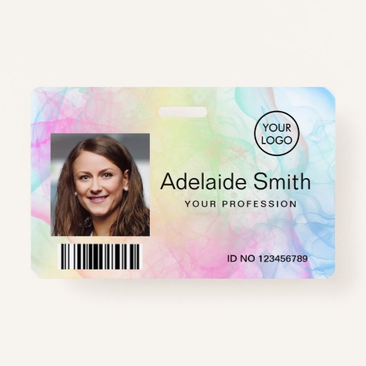 Regenbogenfarbe Ausweis (Vorderseite)