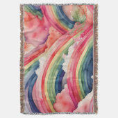 Regenbogenfarbe Decke (Vorderseite Vertikal)