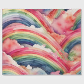 Regenbogenfarbe Geschenkpapier (Flach)