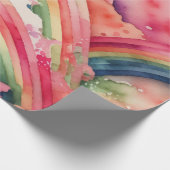 Regenbogenfarbe Geschenkpapier (Ecke)