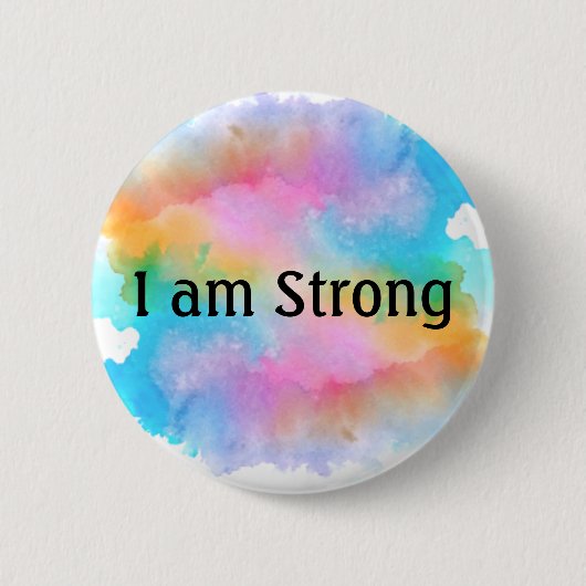 Regenbogenfarbe Inspirationstaste Button (Vorderseite)