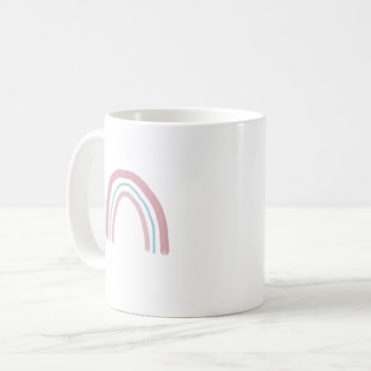 Regenbogenfarbe Kaffeemaschine Tasse (Vorderseite Links)