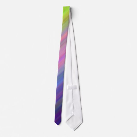 Regenbogenfarbe Krawatte (Rückseite)