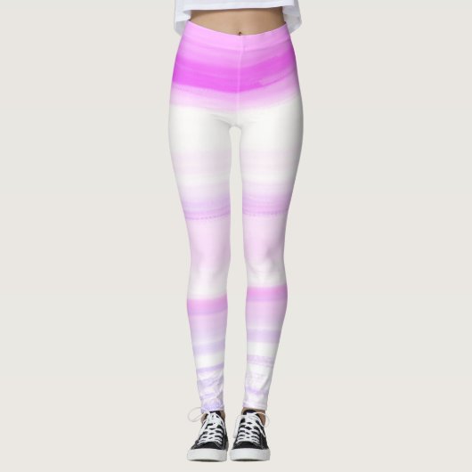 Regenbogenfarbe Leggings (Vorderseite)