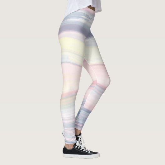 Regenbogenfarbe Leggings (Rechts)