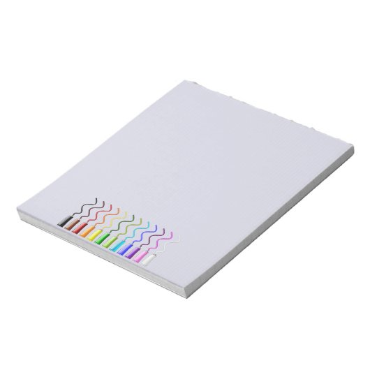 Regenbogenfarbe Notizblock (Rotiert)