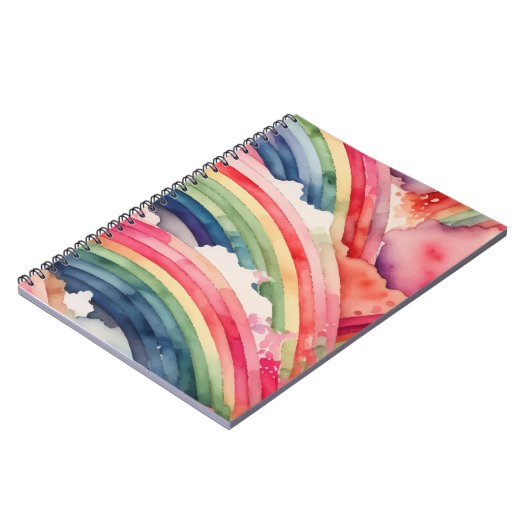 Regenbogenfarbe Notizblock (Linke Seite)