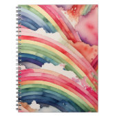 Regenbogenfarbe Notizblock (Vorderseite)