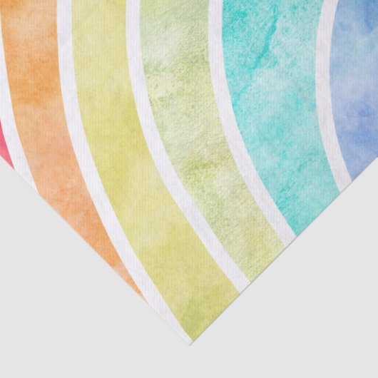 Regenbogenfarbe Seidenpapier (Detail)